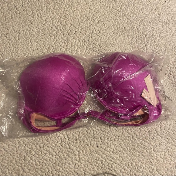 💖Victoria's Secret 🌸Shine Strap Swim Bombshell Add-2-cups Push-up Top 38C💖 - Picture 4 of 10